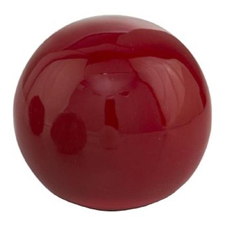 MODERN DAY ACCENTS Modern Day Accents 4390 Bola Poppy Red Sphere; 3 in. Diameter 4390